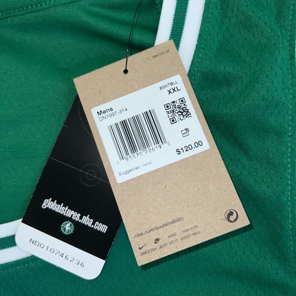 NWT Authentic NBA Celtics Jersey_ XXL #36 Marcus Smart - Picture 8 of 9